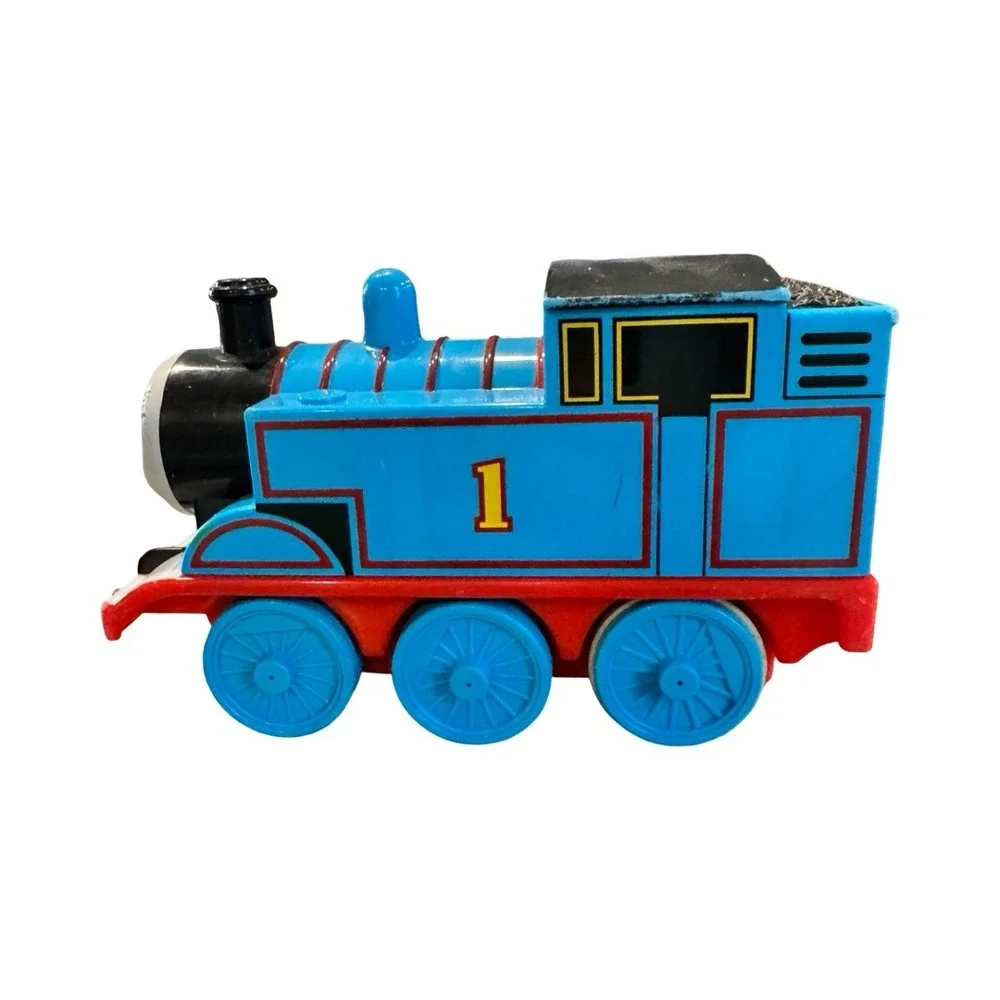 TOMY 2005 Thomas the Tank Engine Motorized Train Blue No 1 Battery Operated Toy